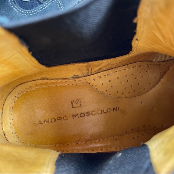 Sandro Moscoloni Men’s navy Wilbur Chelsea ankle boots size 8D - Picture 3 of 9